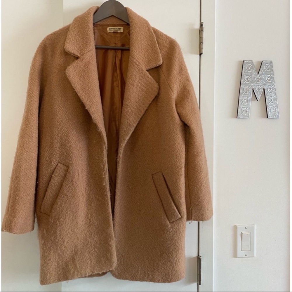 Cotton Candy Tan Coat Size US 6